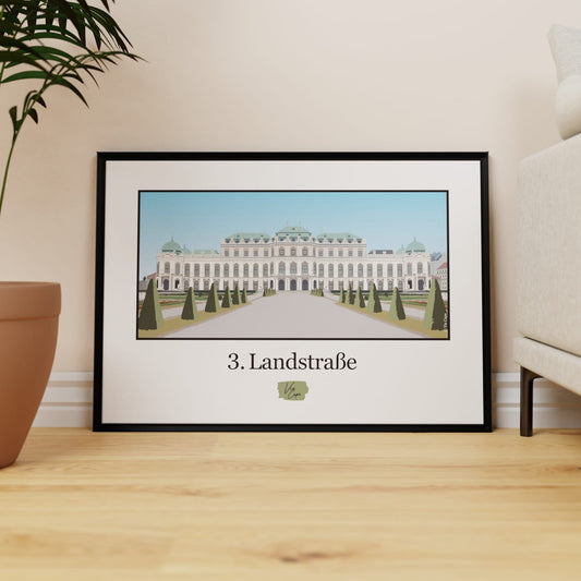 3. Landstraße Poster